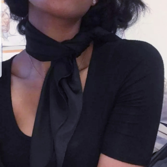 Soft Silky Square Scarf for Bag Head Neck Hair - Picture 2 of 5